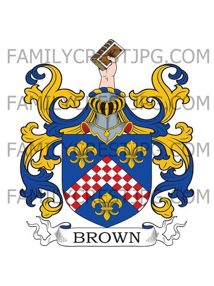 Brown Family Crest - Edinburgh, Scotland
