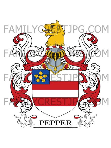 Pepper Family Crest