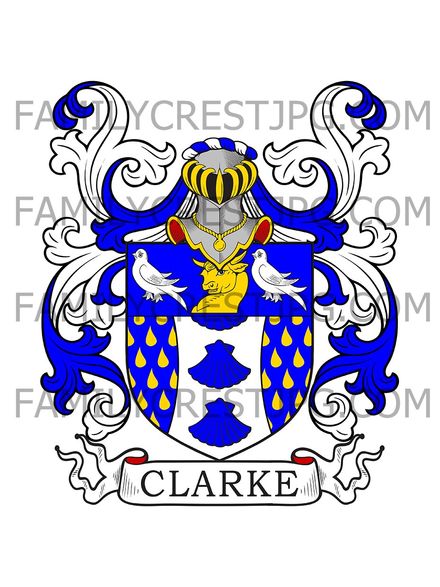 Clarke Family Crest- Hampshire