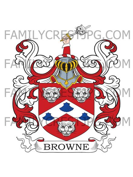Browne Family Crest - London, England