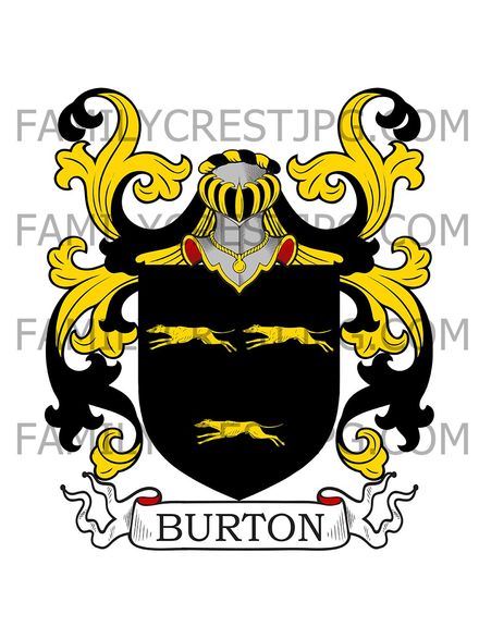Burton Family Crest
