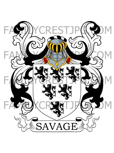 Savage Family Crest