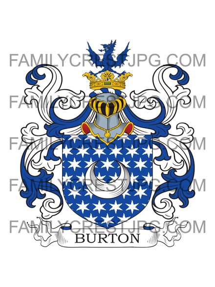 Burton Family Crest