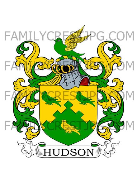 Hudson Family Crest - London, England