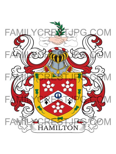 Hamilton Family Crest - Earl of Haddington