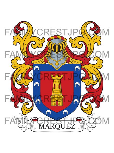 Marquez Family Crest - San Francisco de Quito 1542