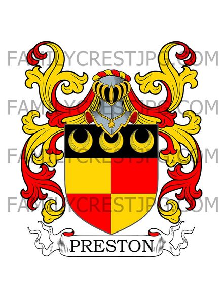 Preston Family Crest