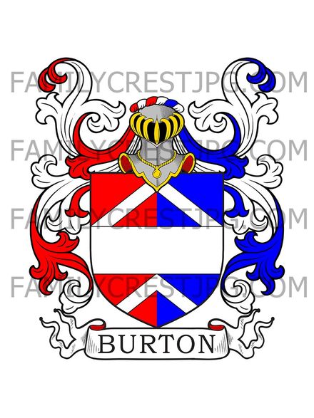 Burton Family Crest