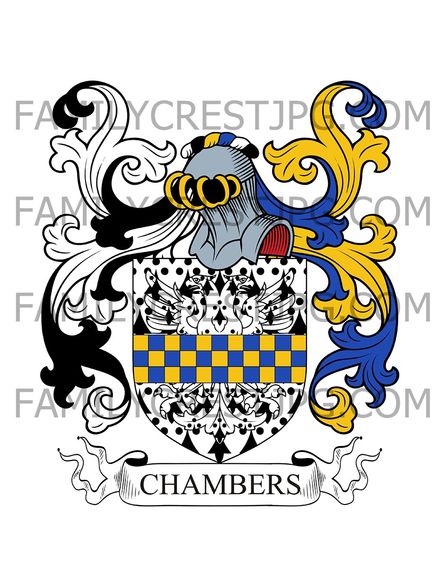 Chambers Family Crest - Kilmainham, Dublin, Ireland