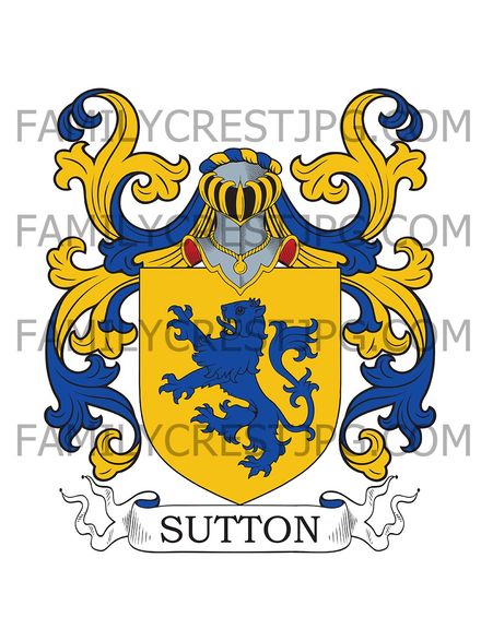 Sutton Family Crest
