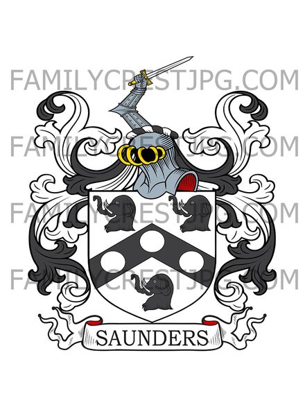Saunders Family Crest