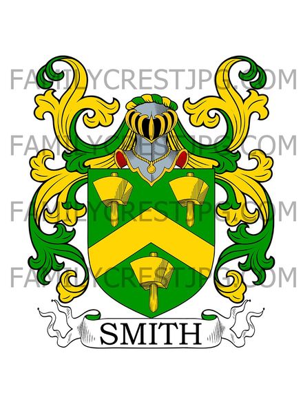 Smith Family Crest - Lancashire, England