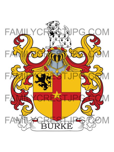 Burke Family Crest - Viscount Galway