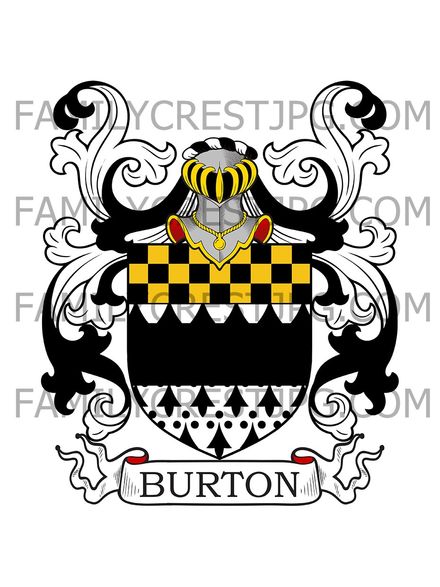 Burton Family Crest