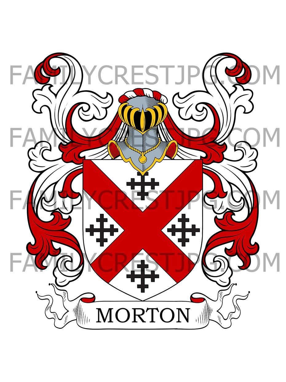 Morton Family Crest - early 17th century