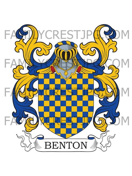 Benton Family Crest