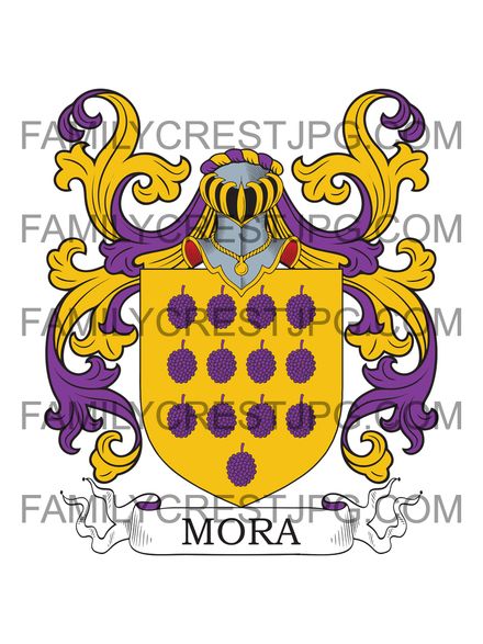 Mora Family Crest - Madrid, Spain
