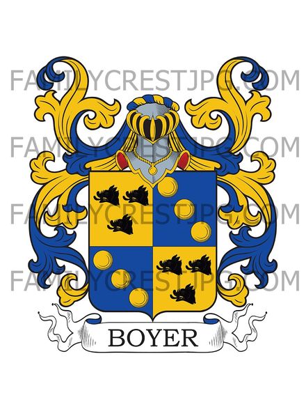 Boyer Family Crest