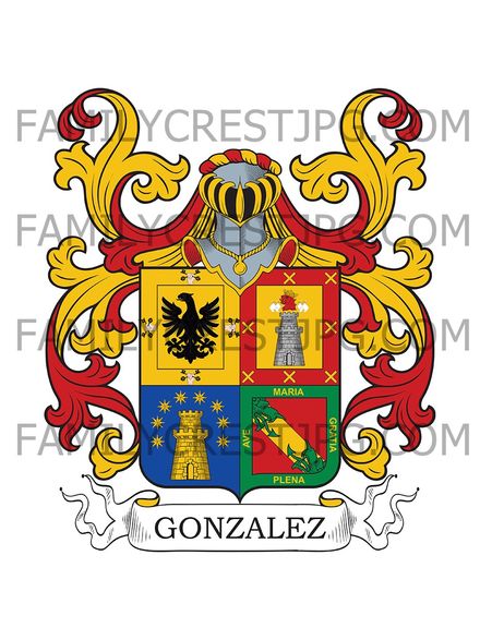 Gonzalez Family Crest