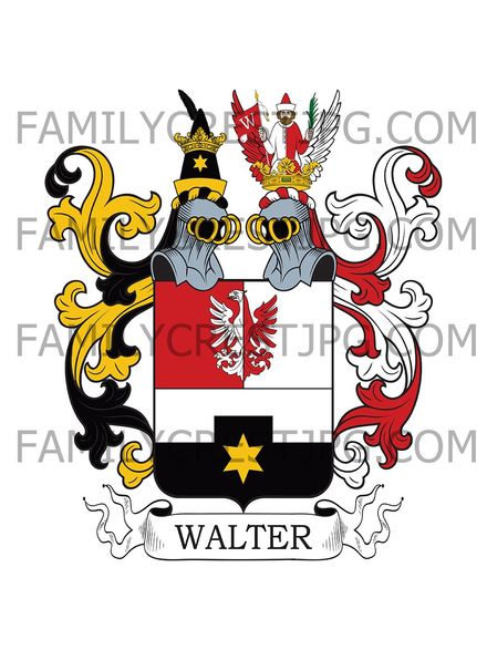 Walter Family Crest - Augsburg, Germany