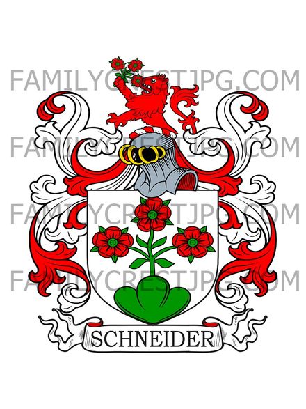 Schneider Family Crest - Basel, Switzerland - Snider