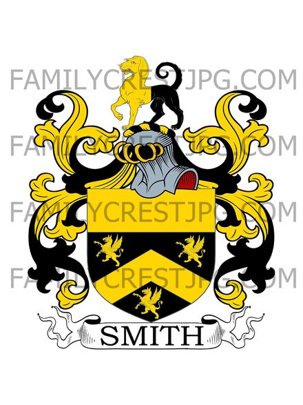 Smith Family Crest - London, England