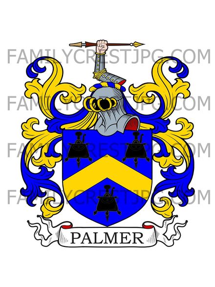 Palmer Family Crest - Rahan House, King’s County, Ireland