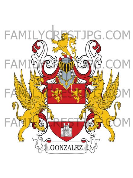 Gonzalez Family Crest