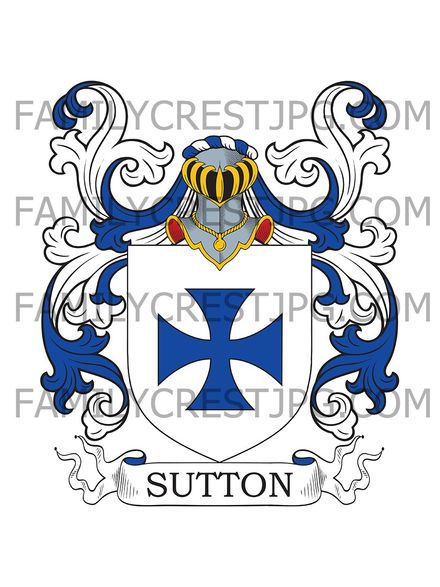 Sutton Family Crest