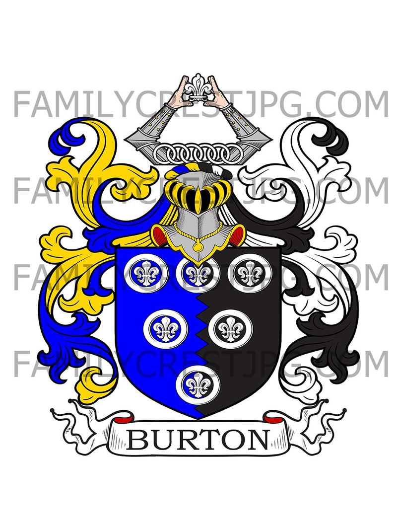 Burton Family Crest