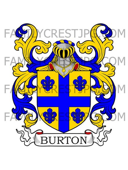 Burton Family Crest