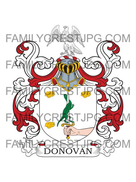 Donovan Family Crest - O&#x27;Donovan