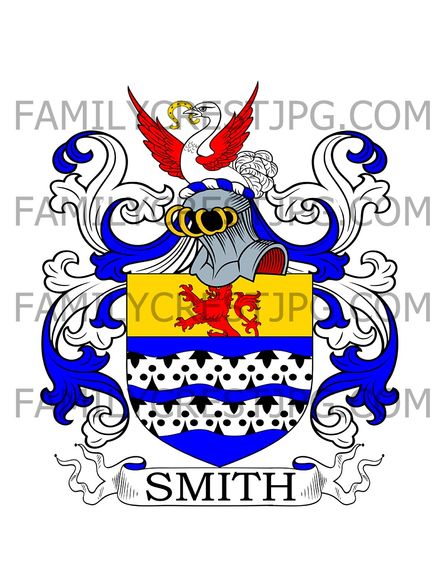 Smith Family Crest - Worcester, England