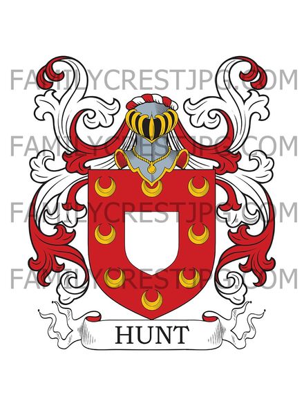 Hunt Family Crest