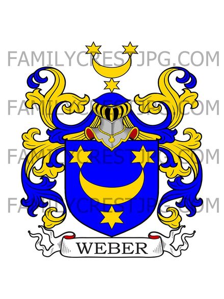 Weber Family Crest - St. Gallen, Switzerland