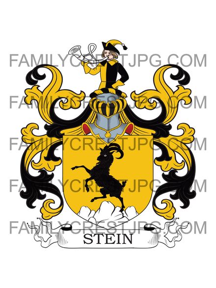 Stein Family Crest - Limpurg, Gaildorf 1611