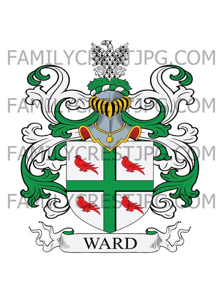 Ward Family Crest - Brooke, co. Norfolk, England