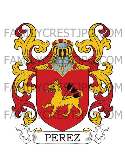 Perez Family Crest - Peru