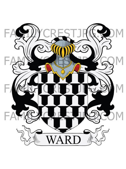 Ward Family Crest - Kent, England