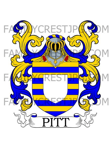 Pitt Family Crest