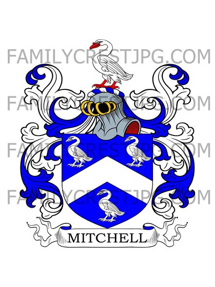 Mitchell Family Crest - Deptford, co. Kent, England