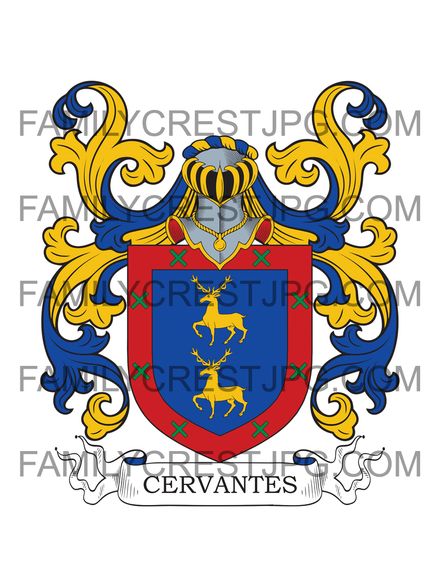 Cervantes Family Crest