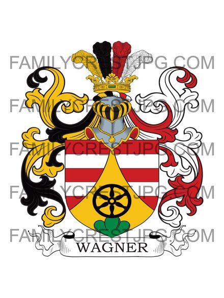 Wagner Family Crest - Innsbruck, Austria 1650