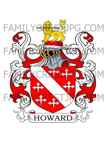 Howard Family Crest - Dublin, Ireland