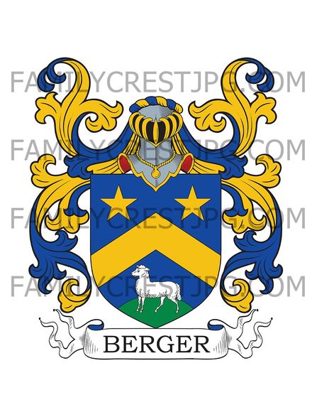 Berger Family Crest - Paris, France