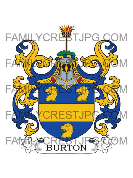 Burton Family Crest
