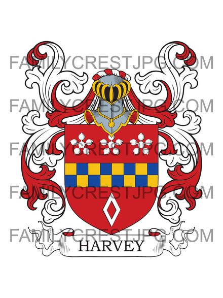 Harvey Family Crest - Kintore, Scotland