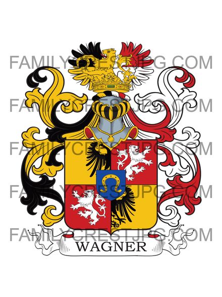 Wagner Family Crest - 1653