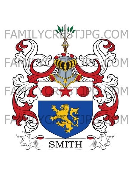 Smith Family Crest - Isleworth, co. Middlesex