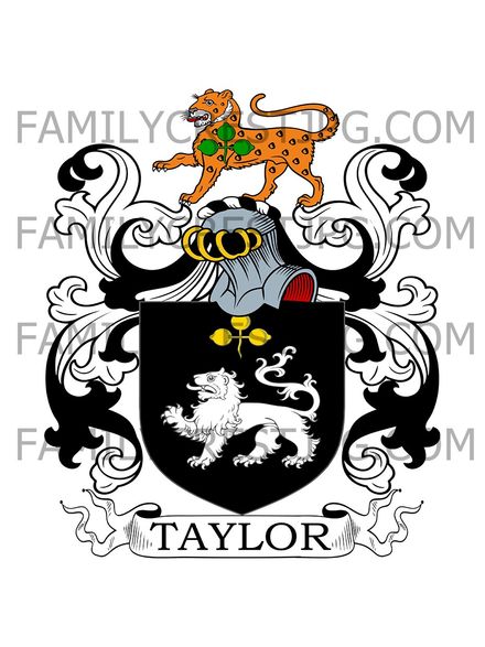 Taylor Family Crest - Old Court, Harold’s Cross, co. Dublin, Ireland